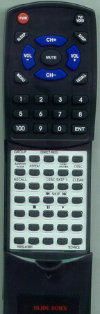 TECHNICS RAK-SL413WH RAKSL413WH replacement Redi Remote