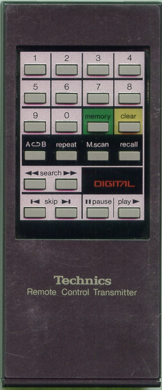 TECHNICS SH-R21 SHR21(M) Refurbished Genuine OEM Original Remote