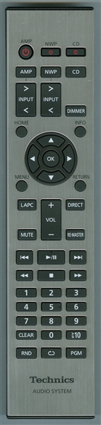 TECHNICS N2QAYA000096 Genuine  OEM original Remote