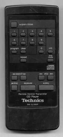 TECHNICS RAK-SL3002P Genuine  OEM original Remote