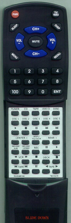 TECHNICS RAK-SA601MH replacement Redi Remote