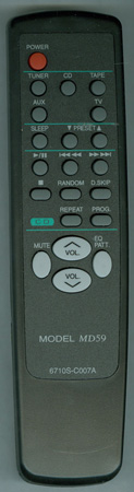 TECHWOOD 90W0039 Genuine OEM original Remote