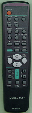 TECHWOOD 90W0054 6710SCCC01A Genuine  OEM original Remote