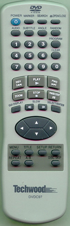 TECHWOOD 90W0057 Genuine OEM original Remote