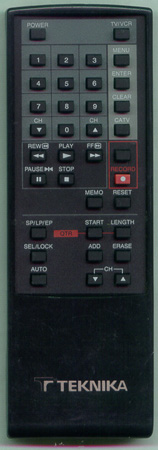 TEKNIKA VCR985 Genuine  OEM original Remote