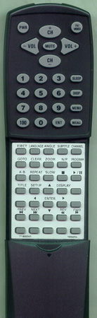 TERAPIN TT1800DVD replacement Redi Remote