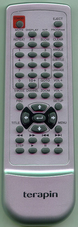 TERAPIN TT2600DVD Genuine  OEM original Remote
