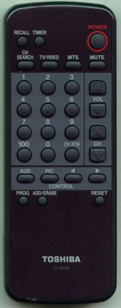 TOSHIBA 23120037 CT9583 Genuine  OEM original Remote