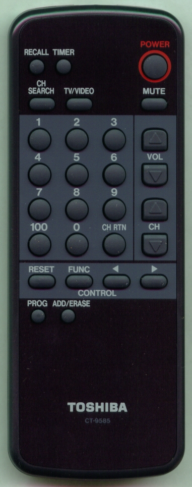 TOSHIBA 23120039 CT9585 Refurbished Genuine OEM Original Remote