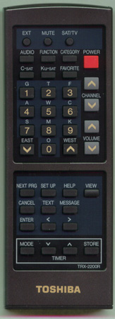 TOSHIBA 23120075 TRX2200R Genuine  OEM original Remote