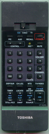 TOSHIBA 23120238 CT9540 Genuine  OEM original Remote