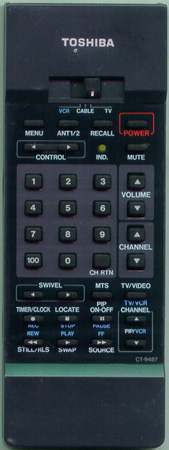 TOSHIBA 23120285 CT9487 Genuine  OEM original Remote