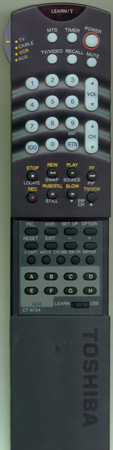 TOSHIBA 23120417 CT9724 Genuine  OEM original Remote