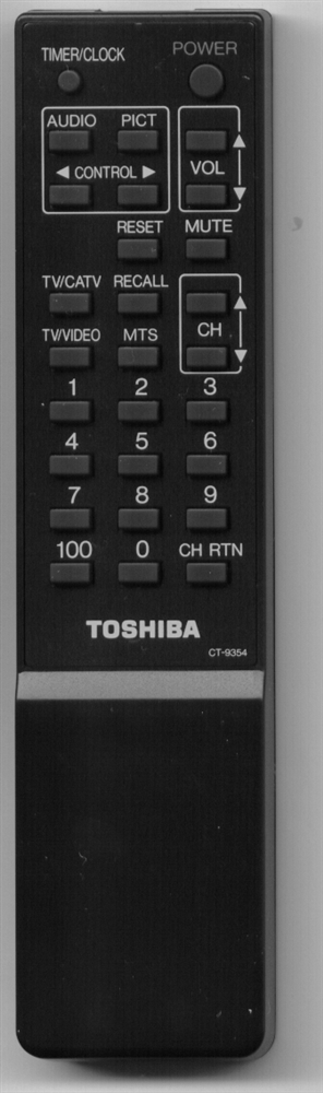 TOSHIBA 23120458 CT9354 Refurbished Genuine OEM Original Remote
