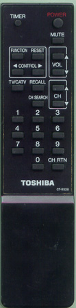 TOSHIBA 23120557 CT9328 Genuine  OEM original Remote