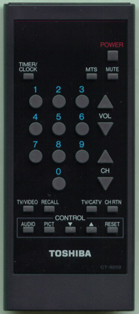 TOSHIBA 23120609 CT9259 Genuine  OEM original Remote