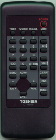 TOSHIBA 23306102 CT9806 Genuine  OEM original Remote