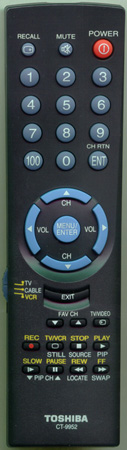 TOSHIBA 23306267 CT9952 Genuine  OEM original Remote