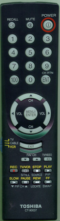 TOSHIBA 23306359 CT90037 Genuine  OEM original Remote