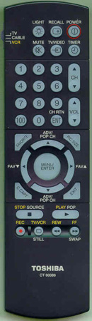 TOSHIBA 23306413 CT90086 Genuine  OEM original Remote