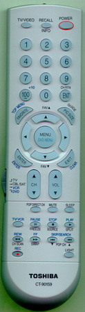 TOSHIBA 23306497 CT90159 Genuine  OEM original Remote