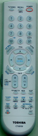 TOSHIBA 23306617 CT90159 Genuine  OEM original Remote
