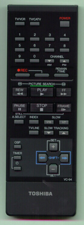 TOSHIBA 70148380 VC94 Genuine  OEM original Remote