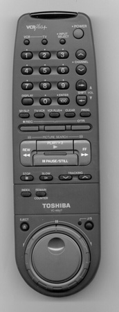 TOSHIBA 70796037 VC469JT Genuine OEM original Remote