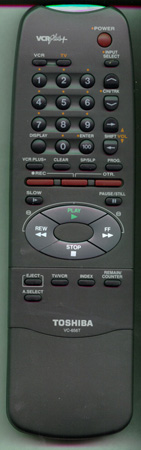 TOSHIBA 70796261 VC656T Genuine  OEM original Remote