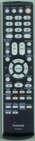 TOSHIBA 72799184 WCSBG1 Genuine  OEM original Remote