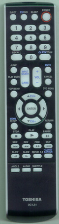 TOSHIBA 72799195 DCLB1 Genuine  OEM original Remote