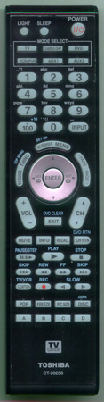 TOSHIBA 75004080 CT90258 Genuine  OEM original Remote