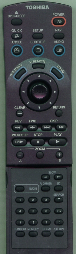TOSHIBA 79078065 SER0029 Refurbished Genuine OEM Original Remote