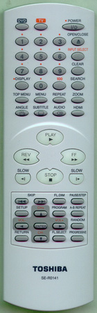 TOSHIBA AH700130 SE-R0141 Genuine OEM original Remote