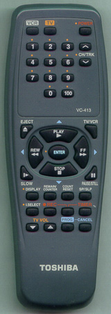 TOSHIBA BY730782 VC413 Genuine  OEM original Remote