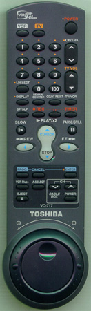 TOSHIBA BY731016 VC717 Genuine  OEM original Remote