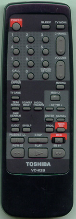 TOSHIBA BZ614055 VCK2B Genuine  OEM original Remote