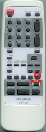 TOSHIBA BZ614166 VCK4W Genuine  OEM original Remote