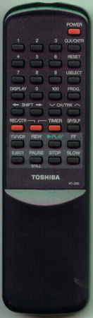 TOSHIBA BZ684225 VC250 Genuine  OEM original Remote