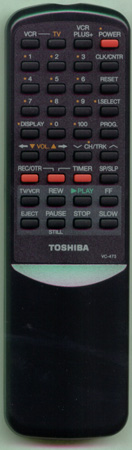 TOSHIBA BZ684349 VC473 Genuine  OEM original Remote
