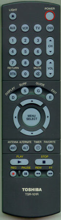 TOSHIBA DS60103X TSR101R Genuine  OEM original Remote