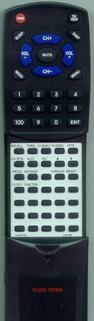 TOSHIBA 23120037 CT9583 replacement Redi Remote
