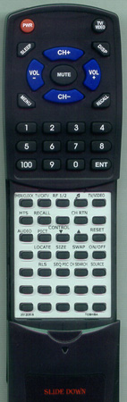 TOSHIBA 23120515 CT9277 replacement Redi Remote