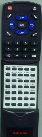 TOSHIBA 23120535 CT9301 replacement Redi Remote