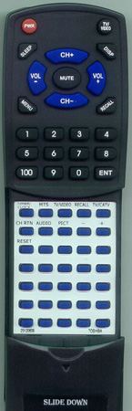 TOSHIBA 23120609 CT9259 replacement Redi Remote