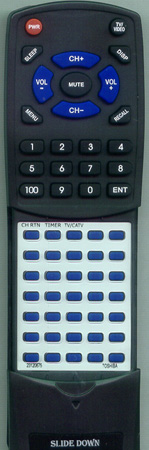 TOSHIBA 23120675 CT9207 replacement Redi Remote