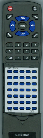 TOSHIBA 23120805 CT998 replacement Redi Remote