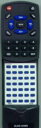 TOSHIBA 23306101 CT9779 replacement Redi Remote