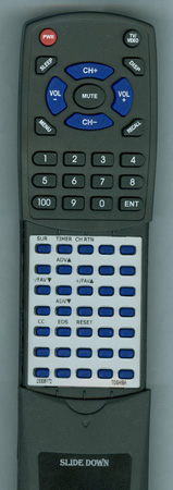 TOSHIBA 23306172 CT9855 replacement Redi Remote