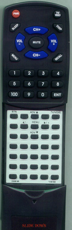 TOSHIBA 23306185 CT9873 replacement Redi Remote